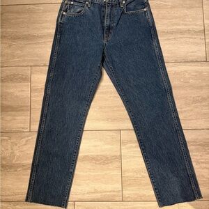 SLVRLAKE Dark Blue Straight Jeans